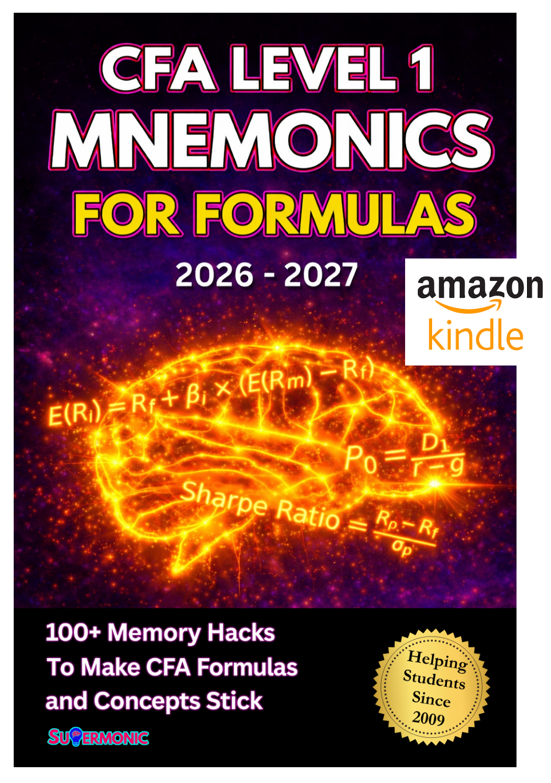 CFA Level 1 Mnemonics for Formulas ebook cover