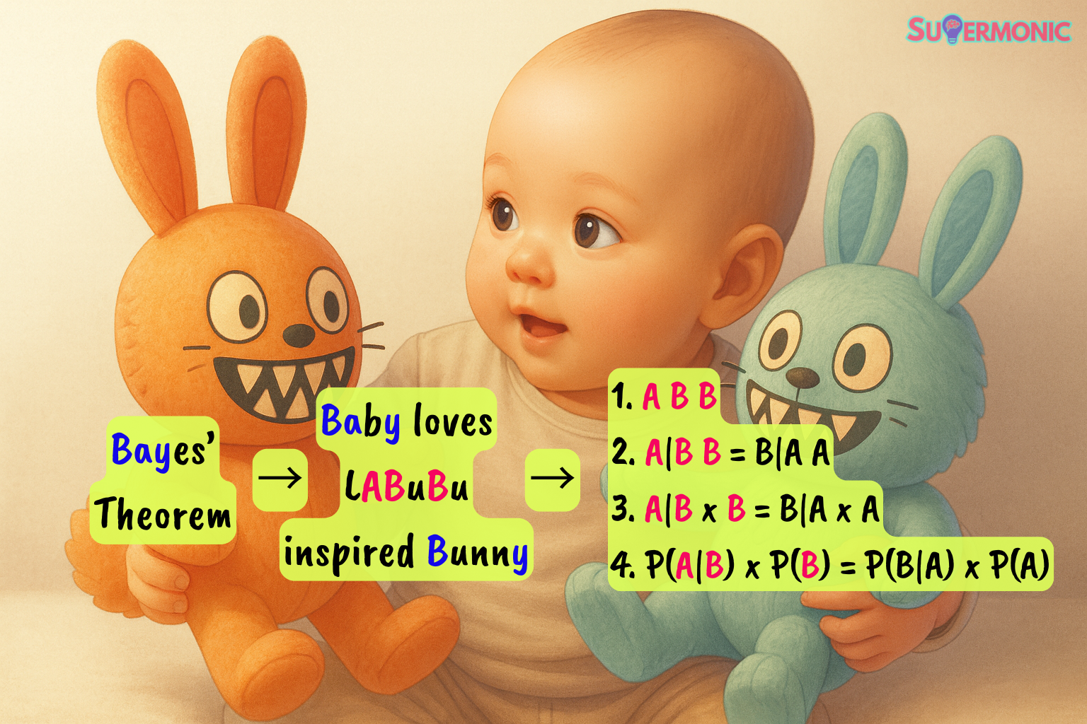 Bayes Theorem mnemonic