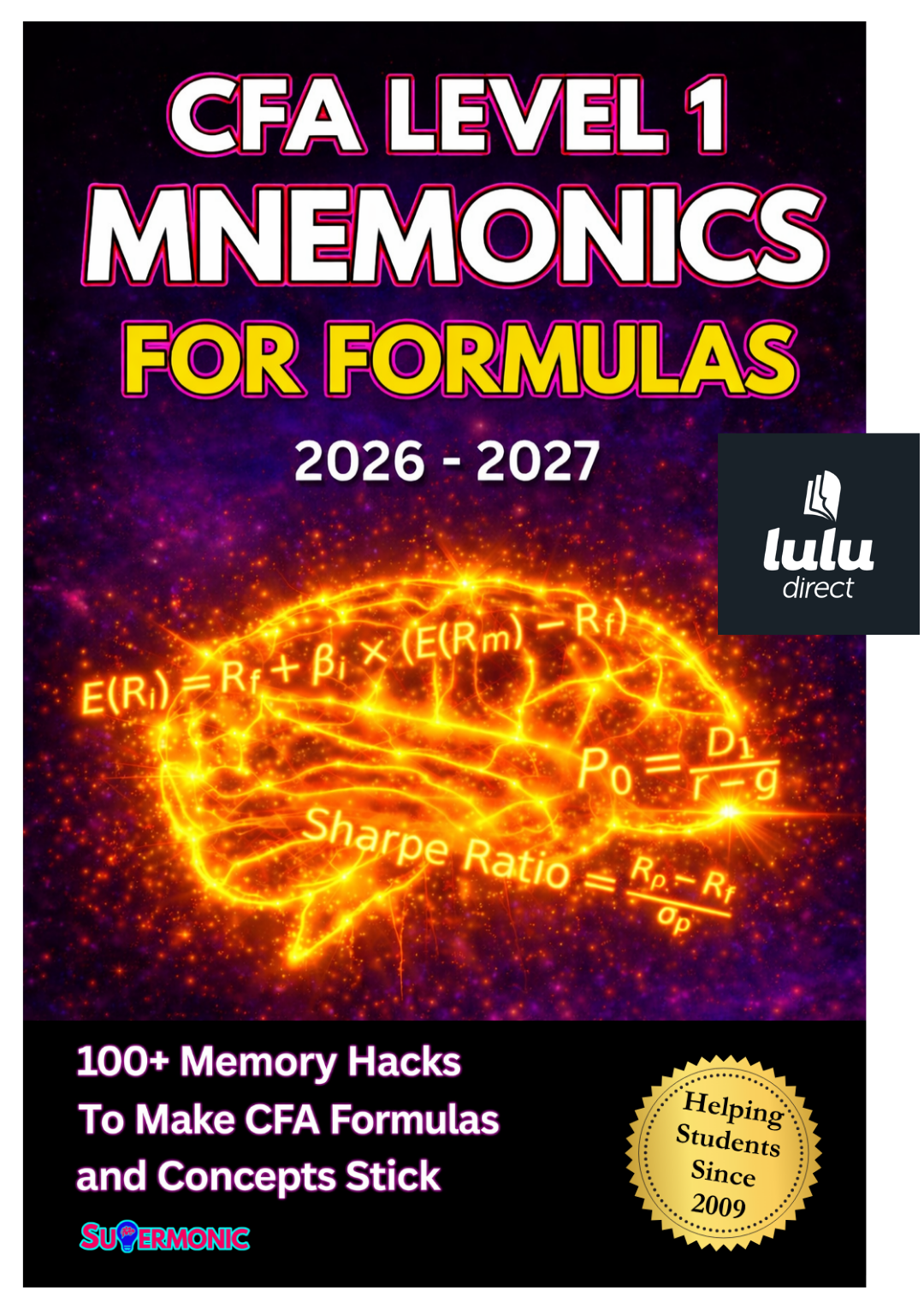 CFA Level 1 Mnemonics for Formulas paperback cover